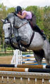 always showed lots of talent for the jumper classes. Here shown with Ilona during a training season at the home base.